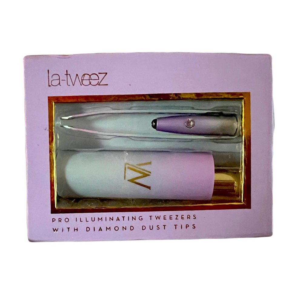 SALE $10 each or 2 for $15 La-Tweez Pro Illuminating Tweezers, LED Light NIB